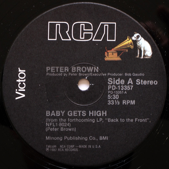 Peter Brown - Baby Gets High / Shall We Dance | RCA Victor (PD-13357) - 3