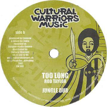 Earl Sixteen / Rod Taylor - Jah Disciples / Too Long | Cultural Warriors Music (CW1001) - 2 Earl Sixteen / Rod Taylor - Jah Disciples / Too Long | Cultural Warriors Music (CW1001) - 2