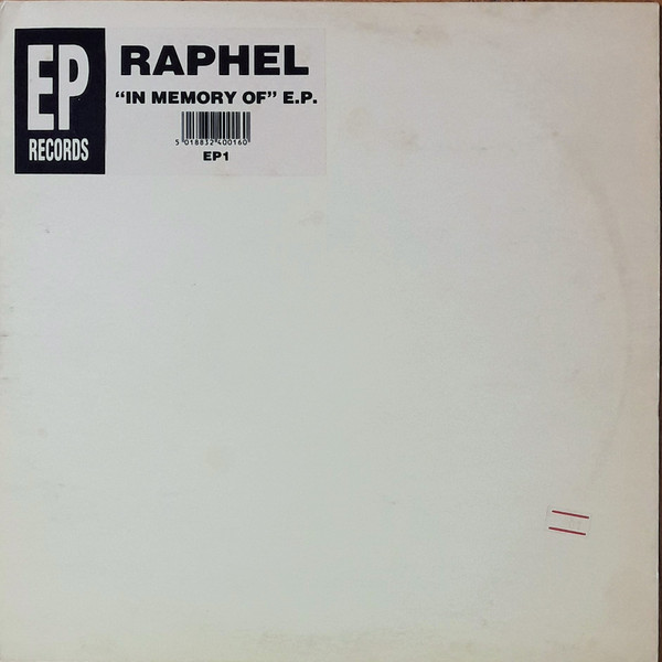 Raphel - In Memory Of E.P. | EP Records (EP1)