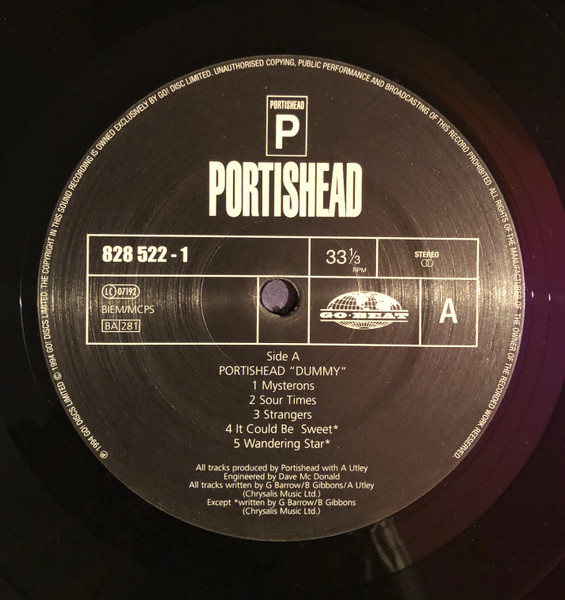 Portishead - Dummy | Go! Beat (828 522-1) - 3