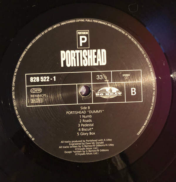 Portishead - Dummy | Go! Beat (828 522-1) - 4
