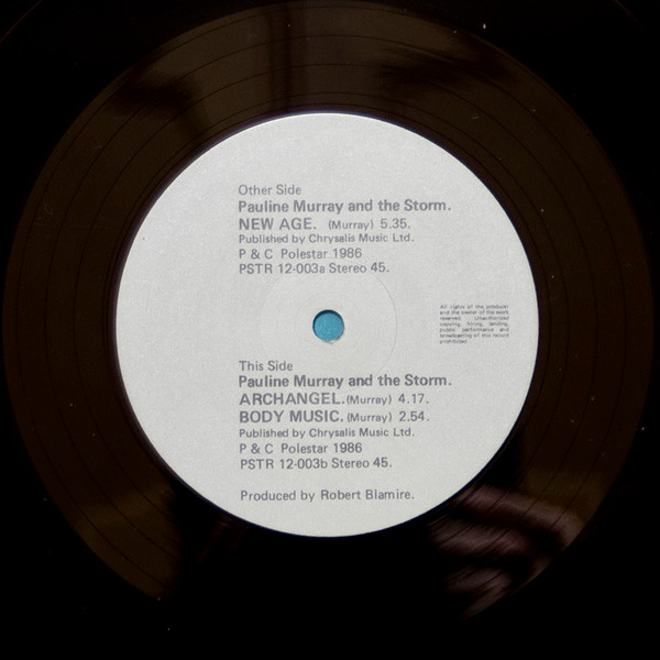 Pauline Murray And The Storm - New Age | Polestar (PSTR 12-003) - 4