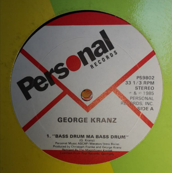 George Kranz - Bass Drum Ma Bass Drum | Personal Records (P59802)