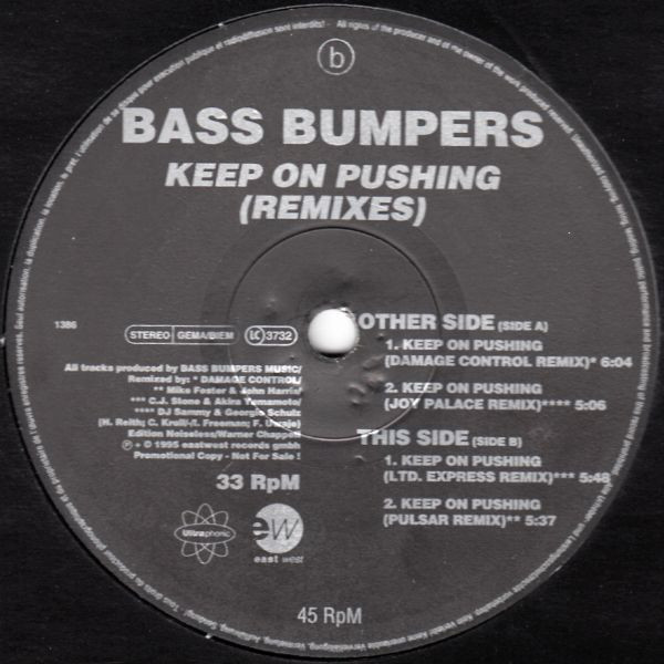 Bass Bumpers - Keep On Pushing (Remixes) | Ultraphonic (1386)