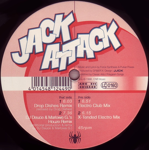 Spider X Featuring M.L.G. - Jack Attack | CNR Music Germany (8812449)