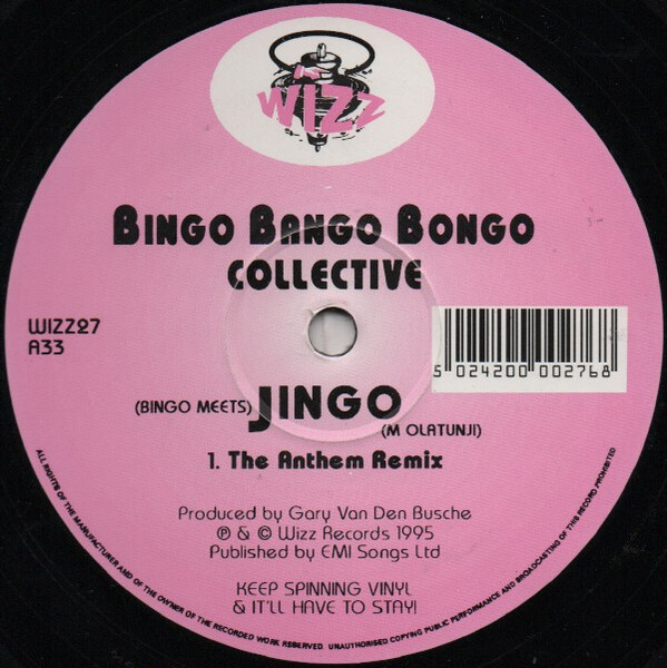 Bingo Bango Bongo Collective - (Bingo Meets) Jingo | Wizz Records (WIZZ 27) - main Bingo Bango Bongo Collective - (Bingo Meets) Jingo | Wizz Records (WIZZ 27) - main