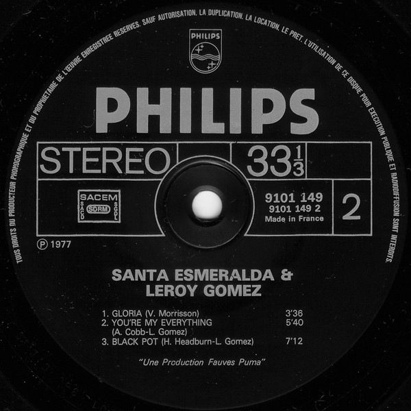 Santa Esmeralda Starring Leroy Gomez - Don't Let Me Be Misunderstood | Philips (9101 149) - 4