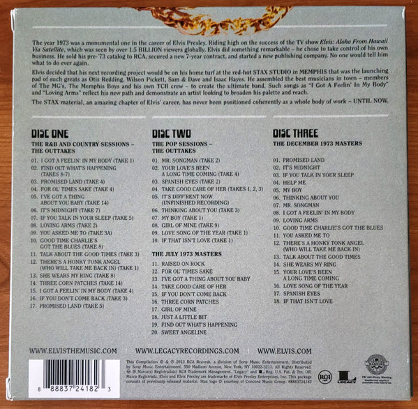 Elvis Presley - Elvis At Stax | RCA (88883724182) - 2