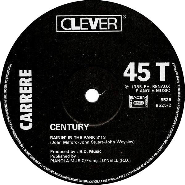 Century - Lover Why | Carrere (8525) - 4