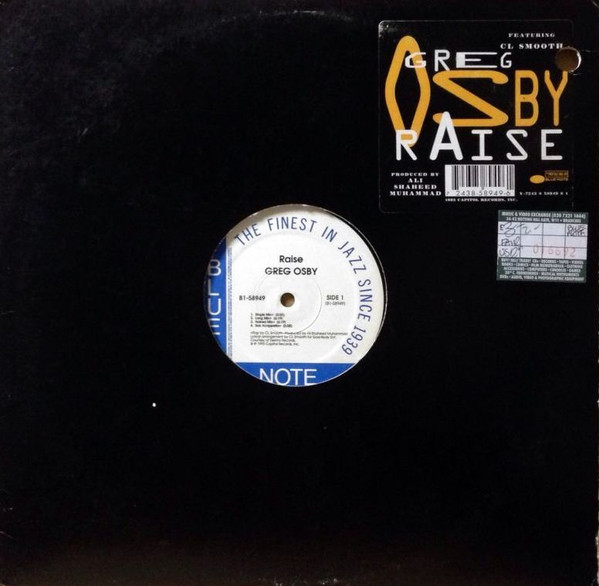 Greg Osby Featuring C.L. Smooth - Raise | Blue Note (B1-58949) Greg Osby Featuring C.L. Smooth - Raise | Blue Note (B1-58949)