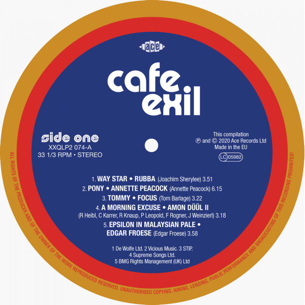 Various - Cafe Exil (New Adventures In European Music 1972-1980) | Ace (XXQLP2074) - 4