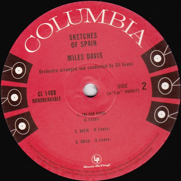 Miles Davis - Sketches Of Spain | Columbia (CL 1480) - 4