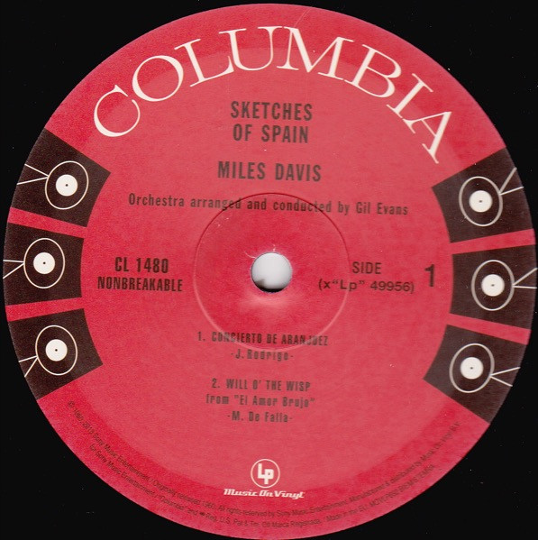 Miles Davis - Sketches Of Spain | Columbia (CL 1480) - 3