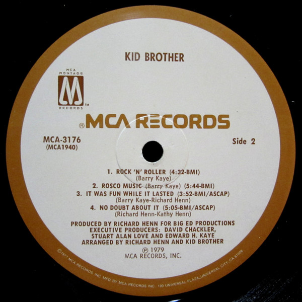 Kid Brother - Kid Brother | MCA Records (MCA-3176)