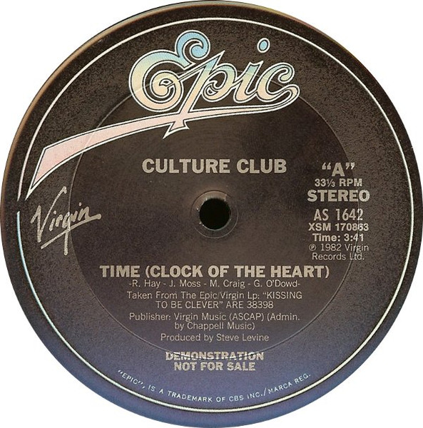 Culture Club - Time (Clock Of The Heart) | Epic (AS 1642)