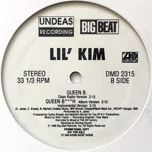 Lil' Kim Feat. Puff Daddy - No Time / Queen B | Big Beat (DMD 2315) - 4