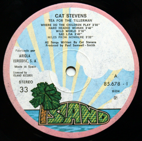 Cat Stevens - Tea For The Tillerman | Island Records (85.678-I) - 4