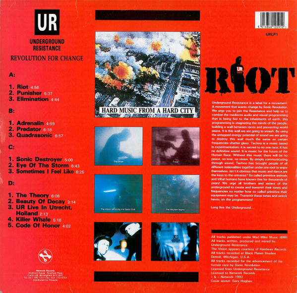 Underground Resistance - Revolution For Change | Network Records (URLP1) - 2