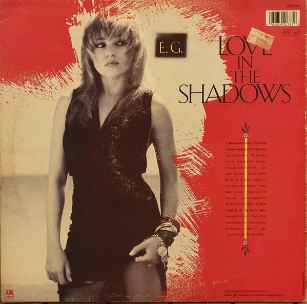 E.G. Daily - Love In The Shadows (Special Remixed Version) | A&M Records (392078-1)