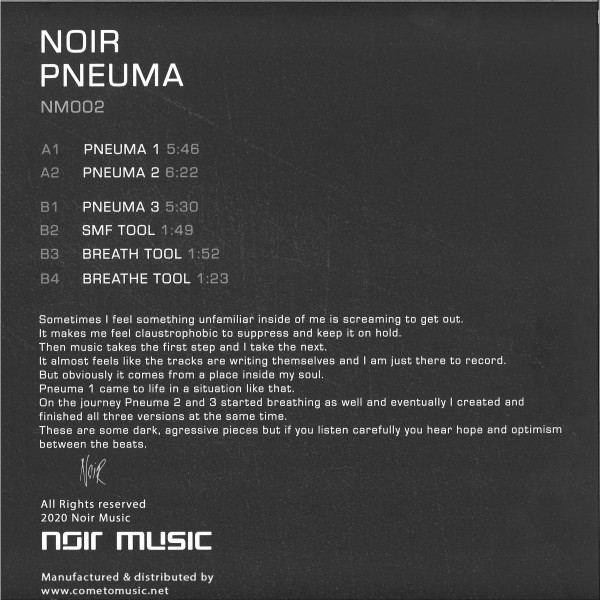 Noir - Pneuma | Noir Music (NM002)