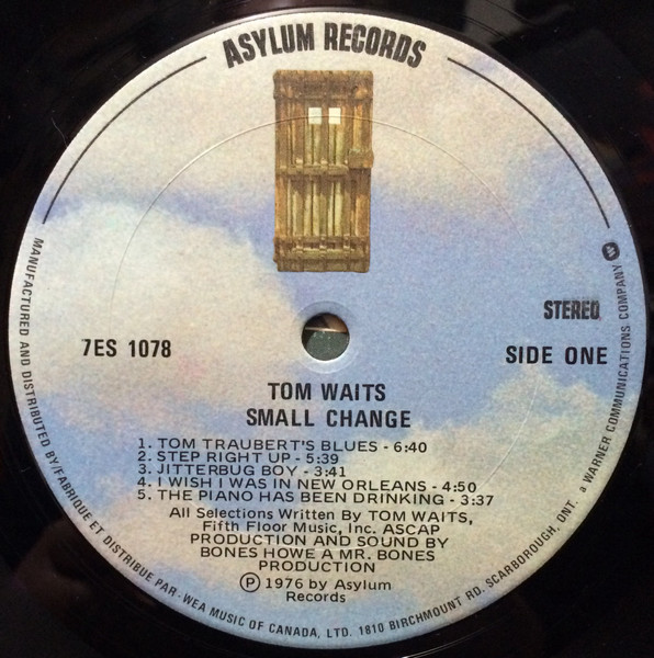 Tom Waits - Small Change [Vinyl] | Asylum Records (7ES-1078) - 3