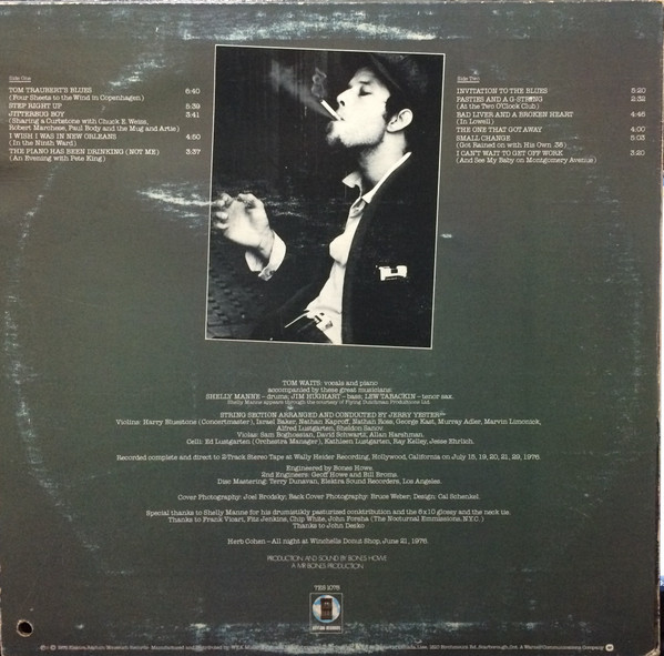 Tom Waits - Small Change [Vinyl] | Asylum Records (7ES-1078) - 2