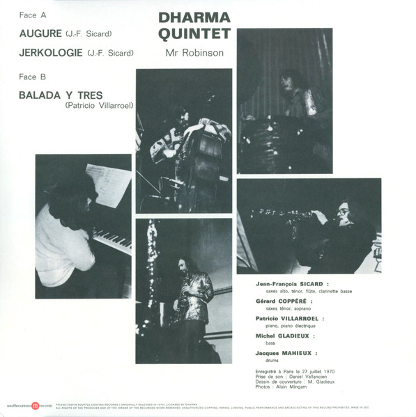 Dharma Quintet - Mr Robinson | SouffleContinu Records (FFL038) - 4