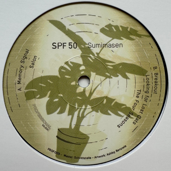 SPF 50 - Sumimasen | Professional Music (PROF003)