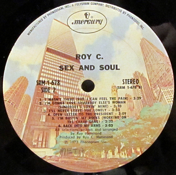 Roy C. Hammond - Sex And Soul | Mercury (SRM-1-678) - 4 Roy C. Hammond - Sex And Soul | Mercury (SRM-1-678) - 4