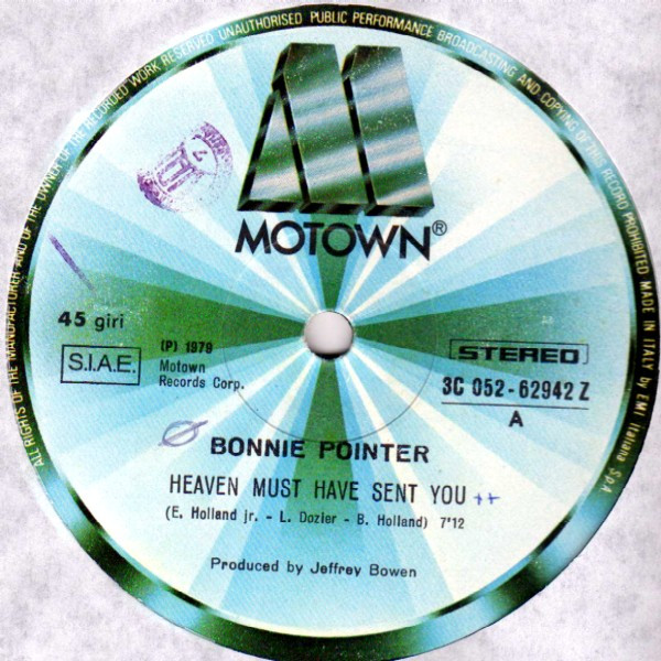 Bonnie Pointer / Tata Vega - Heaven Must Have Sent You / I Just Keep Thinking About You Baby | Motown (3C 052-62942) Bonnie Pointer / Tata Vega - Heaven Must Have Sent You / I Just Keep Thinking About You Baby | Motown (3C 052-62942)