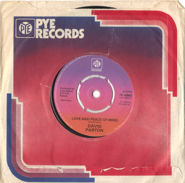 David Parton - Isn't She Lovely | Pye Records (7N 45663) - 4