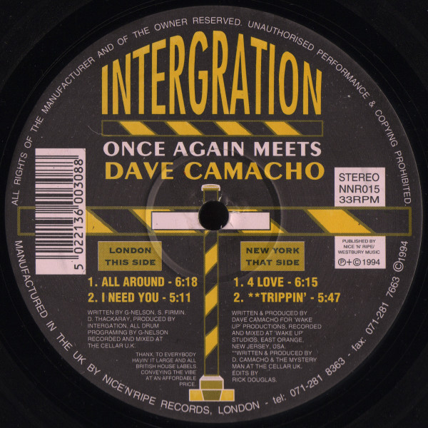 Intergration Once Again Meets David Camacho - All Around / 4 Love | Nice 'N' Ripe (NNR015) - main Intergration Once Again Meets David Camacho - All Around / 4 Love | Nice 'N' Ripe (NNR015) - main