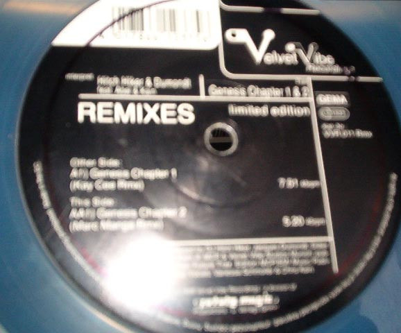 Hitch Hiker & Jacques Dumondt Feat. Abel & Kain - Genesis Chapter 1 & 2 (Remixes) | Velvet Vibe Recordings (VVR 011Rmx) - main