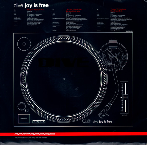 Dive - Joy Is Free | Nylon Records (SAM 00003) - 2