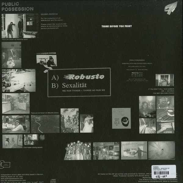Tambien - Robusto EP | Public Possession (PP001) - 2