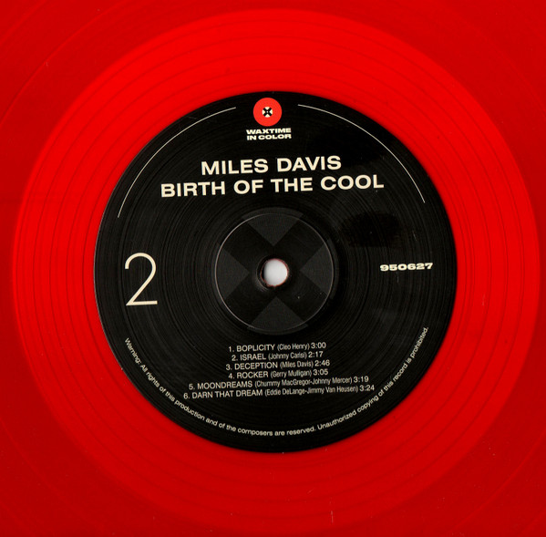 Miles Davis - Birth Of The Cool | WaxTime In Color (950627) - 3