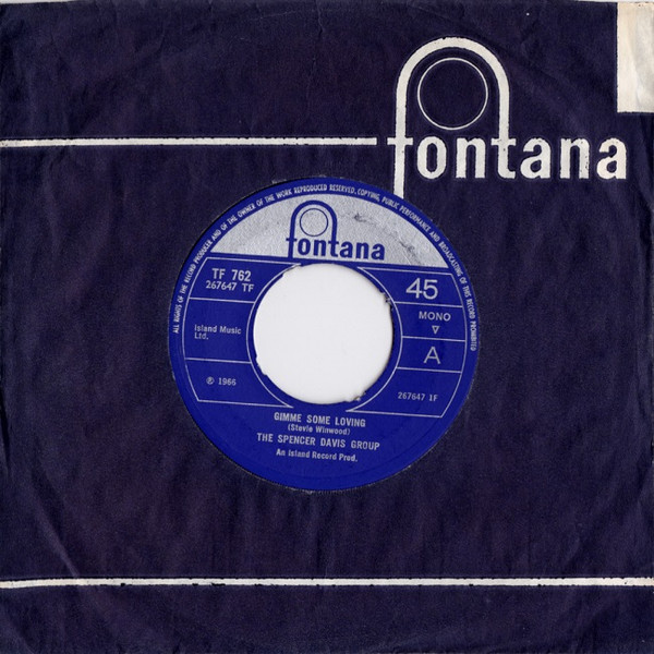 The Spencer Davis Group - Gimme Some Loving | Fontana (TF 762) - 3