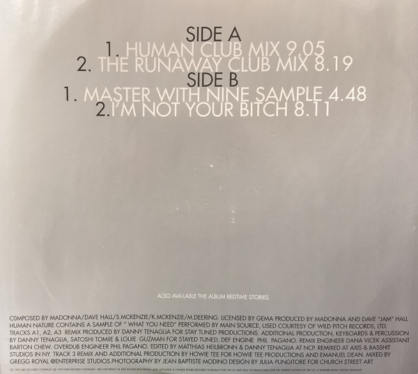 Madonna - Human Nature | Maverick (WO300T) - 2