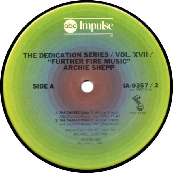 Archie Shepp - Further Fire Music | ABC Impulse! (IA-9357/2) - 3