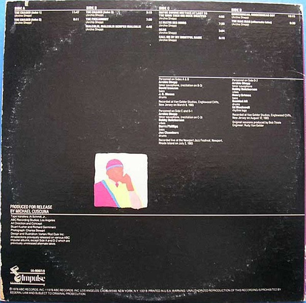 Archie Shepp - Further Fire Music | ABC Impulse! (IA-9357/2) - 2