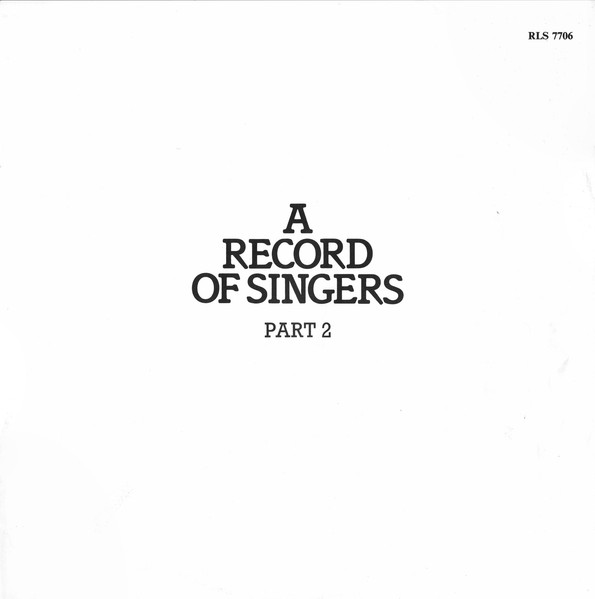 Various - A Record Of Singers - Part 2 - Recordings From 1901-1916 | His Master's Voice (RLS 7706) - 4
