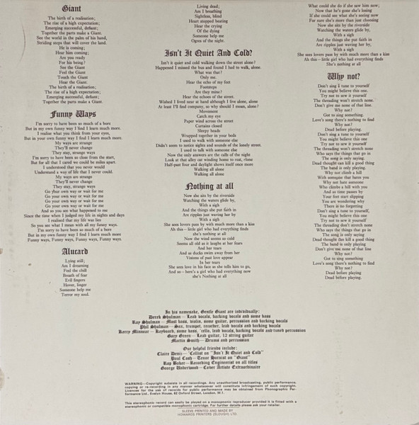 Gentle Giant - Gentle Giant | Vertigo (6360020) - 3