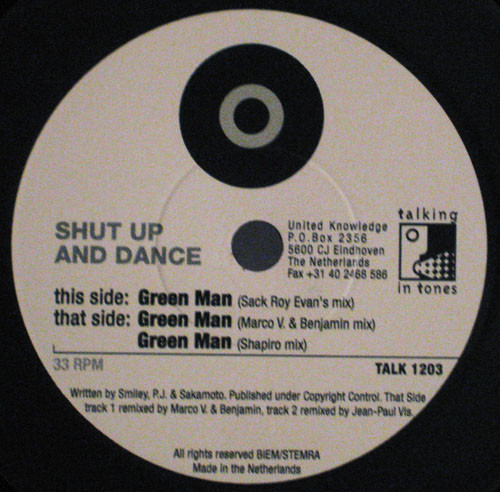 Shut Up & Dance - Green Man | Talking In Tones (TALK 1203)