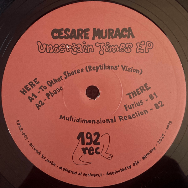 Cesare Muraca - Uncertain Times EP | 192 rec (192R-001) - 2
