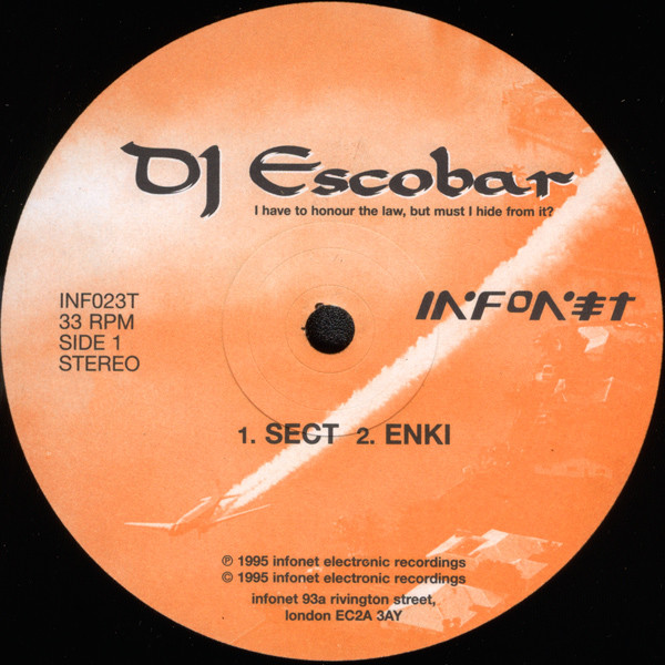 DJ Escobar - Untitled | Infonet (INF023T) - main