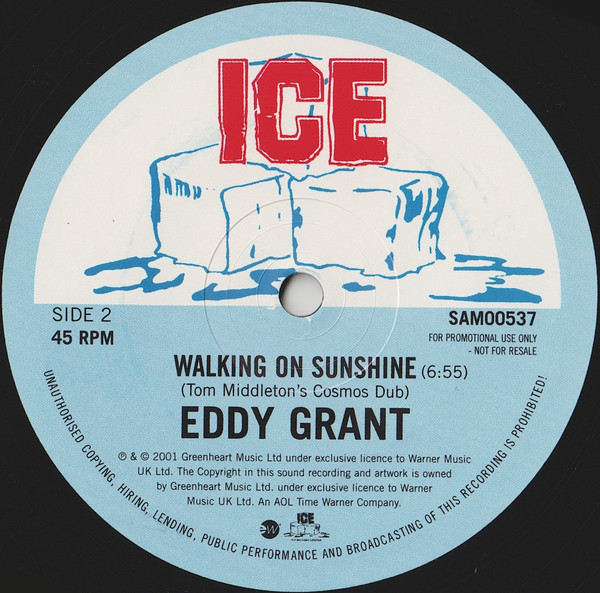 Eddy Grant - Walking On Sunshine | ICE (SAM00537) - 2 Eddy Grant - Walking On Sunshine | ICE (SAM00537) - 2