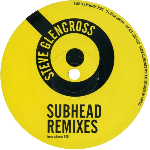Subhead - Subhead Remixes | Subhead (SHRRMX3)
