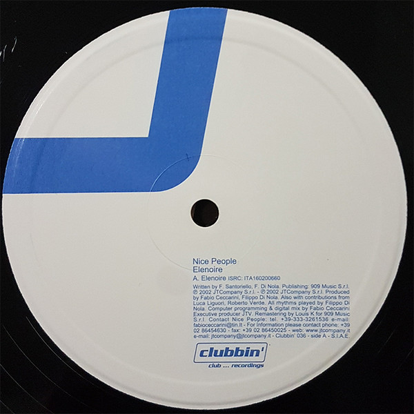 Nice People - Elenoire | Clubbin' Records (clubbin 036)