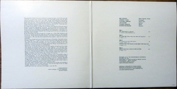 Charles Mingus Sextet - Concertgebouw Amsterdam | Ulysse Musique (AROC 50506/507) - 2