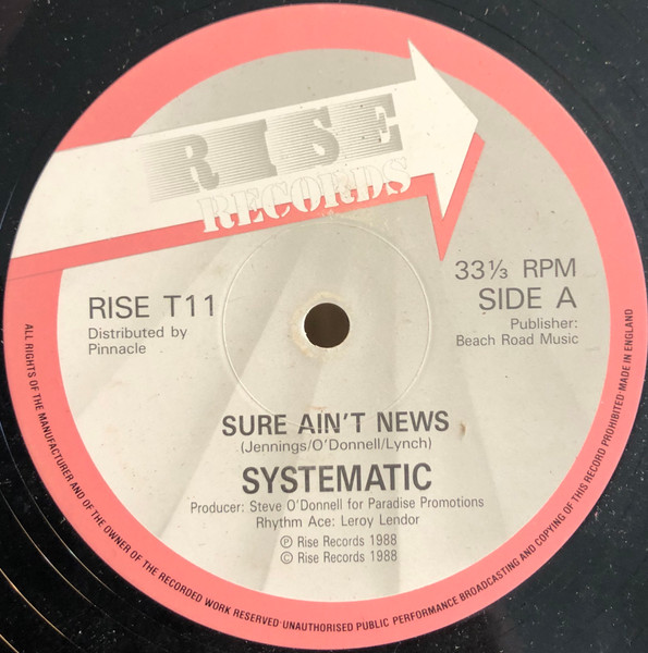 Systematic - Sure Ain't News | Rise Records (RISE T11)